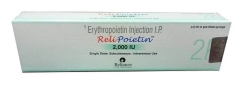 Thuốc tiêm Relipoietin 2000IU Reliance điều trị thiếu máu (0.5ml)
